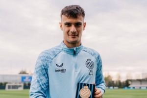 官方：国米外租小将斯坦科维奇，当选比甲10月最佳球员