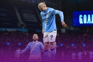 排第2的是伯恩利后卫曼城英超20球哈兰德13球，其他人最多1球