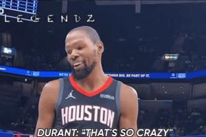 KD：整场都有3个黑鬼防我 熊蜜：这很聪明啊 KD：你们都被胖揍了