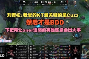 Crisp：我觉得KT最关键的是Cuzz 再让oner选弱的英雄感觉会出大事