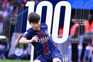 李刚仁：我很高兴为巴黎出场100场并帮助球队，每场联赛都很重要
