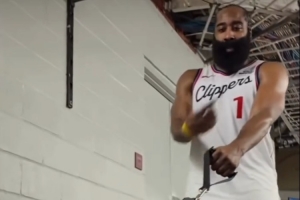 这还加练了？！哈登51分钟赛后晒训练视频：我想永远走下去！