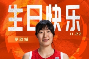 中国篮球之队祝罗欣棫生快：愿你在时间沃土中雕琢自我 欣荣如棫