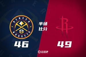 谢泼德超神半场11中8爆砍20分 火箭反超领先掘金3分进入下半场