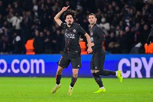 维蒂尼亚戴帽！巴黎成欧冠史上唯一有戴帽后卫、中场和前锋的球队