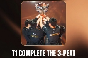 T1 S赛三连冠荣获国外联盟颁奖典礼年度最佳时刻