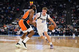 今日砍35分创新高~弗拉格两战面对哈登防守时9投6中 限制登哥5中1