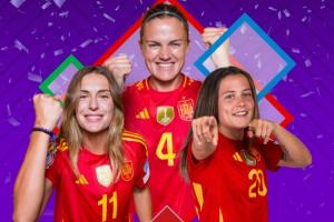 恭喜🏆西班牙3-0德国卫冕女足欧国联冠军，两届赛事全部夺冠