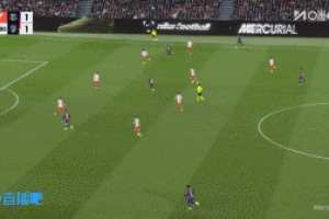 燃尽了！奥尔莫半转身破门后肩膀受伤 莱万助攻，巴萨2-1领先马竞