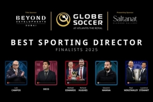 环足奖最佳体育总监候选：坎波斯、德科、爱德华兹、休斯在列