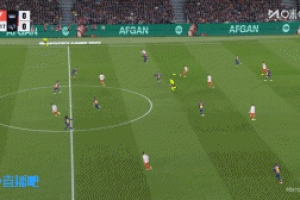 巴萨0-1落后！莫利纳精准传导，巴埃纳单刀破门VAR介入确认有效