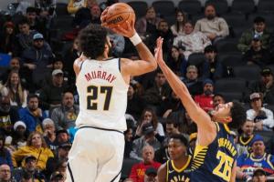 三分盛宴！穆雷三分11中10爆砍赛季新高52分 掘金本季第三人50+