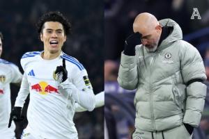 原来是苦主👀马雷斯卡生涯3次面对利兹联，全部以失利告终