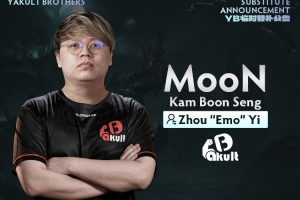 YB官宣：Emo因个人身体健康原因暂时修养 MooN替补征战梦幻联赛