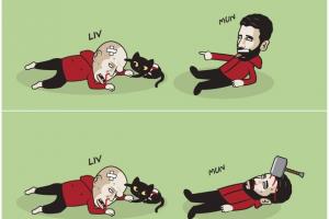 👬难兄难弟！曼联利物浦同样1-1、近5轮1胜，同分排名第八第九