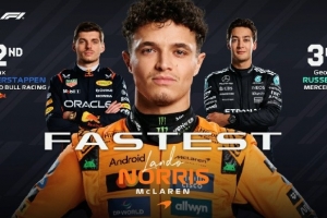 F1阿布扎比站二练：诺里斯全场最快，维斯塔潘P2，拉塞尔P3