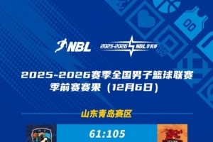 NBL今日季前赛综述：汤杰19分2板1助2断 上海玄鸟战胜湖北文旅