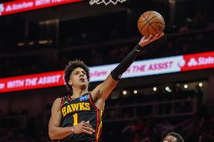 全明星？杰伦·约翰逊过去五场150分69篮板54助攻 约基奇后首人