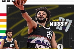 🏹可喜可贺！贾马尔-穆雷生涯首度斩获周最佳荣誉