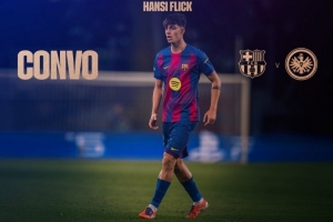 巴萨对阵法兰克福大名单：特狮回归，莱万、亚马尔、拉菲尼亚在列