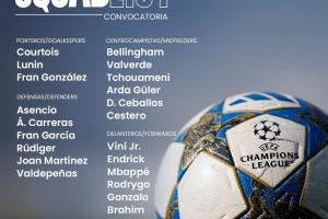 明晨战曼城！皇马大名单：姆巴佩带伤入选卡马文加缺席，后卫6人