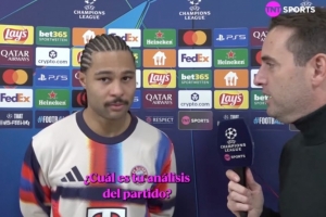 格纳布里：我已经很久没在欧冠进球了，今晚幸运地抓住了机会