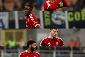 😶‍🌫️缺谁谁尴尬？利物浦官方晒后防线六将：又一场零封