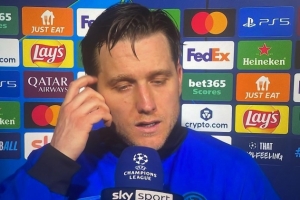 泽林斯基：不理解裁判的判罚，这都是点球的话那所有接触都是点球