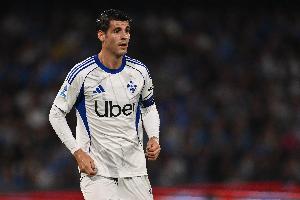 阿斯报：莫拉塔左腿肌肉受伤无需手术，但可能要两个月时间康复