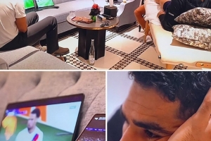 心系球队，养伤缺战的阿什拉夫在家中观看巴黎比赛直播