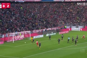 扳回一球！奥利塞助攻，17岁卡尔禁区内劲射远角破门