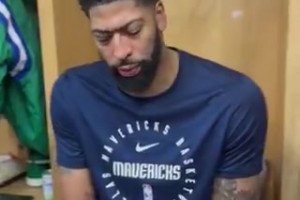 明天背靠背打火箭！浓眉赛后表示：我的膝盖没事~